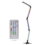 Vivitar Bendable RGB Corner Light Bar - 56 Inch LED Floor Lamp, Music Reactive, Remote Control for Gaming Room, Bedroom, Teen Room Decor & Night Light Ambience