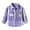 Purple, variant on Maean Cotton Plaid Shirts for Girls Kids Button down Long Sleeve Causal Shirt Tops Toddler Fall Clothes
