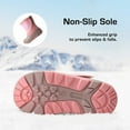 thumbnail image 3 of DREAM PAIRS Kids Snow Boots Boys & Girls Winter Waterproof Mid-Calf Outdoor Warm Shoes Grey/Pink/Pink Camo Size 9, 3 of 6
