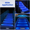 thumbnail image 5 of NIORSUN Solar Step Lights for Outside,6 Pack Warm White Solar Stair Lights Outdoor Waterproof IP67 Auto On Off,Solar Lights for Steps,Stair,Patio,Yard,Porch,Front Door,Sidewalk,Deck Decor, 5 of 10