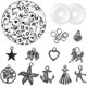 thumbnail image 3 of 35 000 cuentas de vidrio y 250 cuentas con letras del alfabeto de 2 mm para pulseras., 3 of 5
