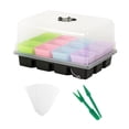 thumbnail image 2 of Kit de inicio de semillas para de 12 celdas de gran capacidad con cúpula de humedad ajustable para germinación de plantas en suelo., 2 of 8