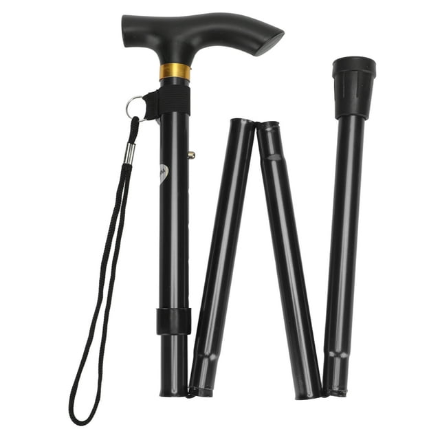 Muleta Plegable, Bastón de Caminata de 5 Secciones Ergonólicos establece para Caminar para Caminar al Aire Libre