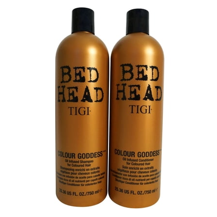 Bed Head Tigi Colour Goddess Oil Infused Conditioner for Coloured Hair 25.36 Oz Pack Of 2