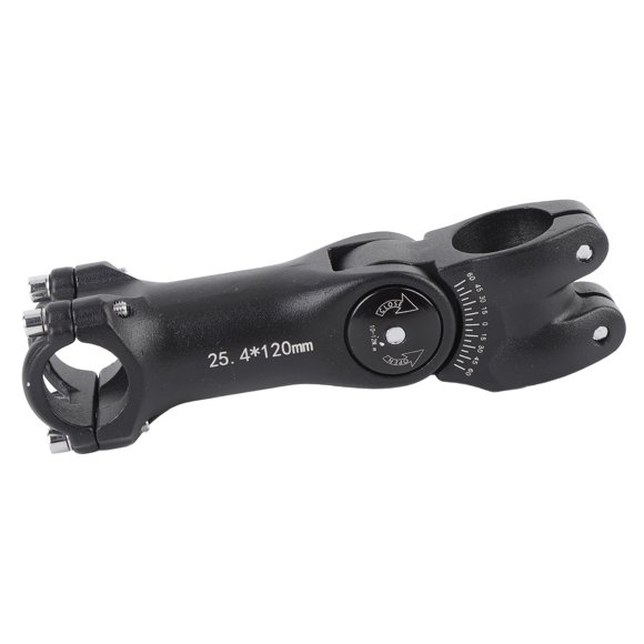 Stem Handlebar Stem 60 Degree Adjustable Aluminum Alloy Stem Riser for Mountain Cycling Modification 25.4x120mm