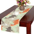 thumbnail image 1 of BSDHOME New Lotus and Carps Seamless Pattern Cotton Linen Table Runner 14x72 inches, 1 of 4