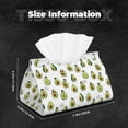 thumbnail image 5 of Sikiie Avocado Friends Leather Tissue Box Cover Rectangle, Long Tissue Box Cover, Tissue Box Holder, Tissue Holder for Bathroom, 5 of 7