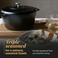 thumbnail image 2 of Lodge Blacklock 5.5 Qt Triple Seasoned Cast Iron Dutch Oven - 5.5 Qt Capacity - Nonstick Finish - Cast Iron Dutch Oven with Lid - Cast Iron Cookware, 2 of 7