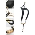 thumbnail image 4 of Miangastore Universal Shoulder Strap Genuine Leather Harness Strap for Saxophone (Black), 4 of 9