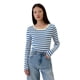 thumbnail image 1 of Remera GAP para Mujer de Manga Larga Favorita con Cuello Redondo Azul XXL, 1 of 5
