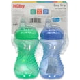 thumbnail image 3 of Nuby Easy Grip Spout Cup 2-Pack (10 oz.) Color: blue/green Size: one size, 3 of 3