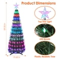 thumbnail image 2 of 5ft Pre-Lit Artificial Christmas Tree, iMounTEK Pop up Christmas Tree Light with 166pcs RGB LED Lights, Remote App Control, for Indoor Holiday Decor, 2 of 8