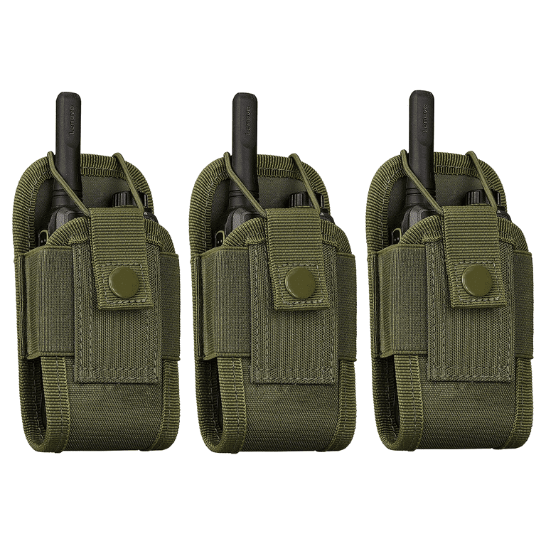 Tactical Molle Radio Walkie Talkie Pouch Waist Bag Holder Pocket Holster  Outdoor