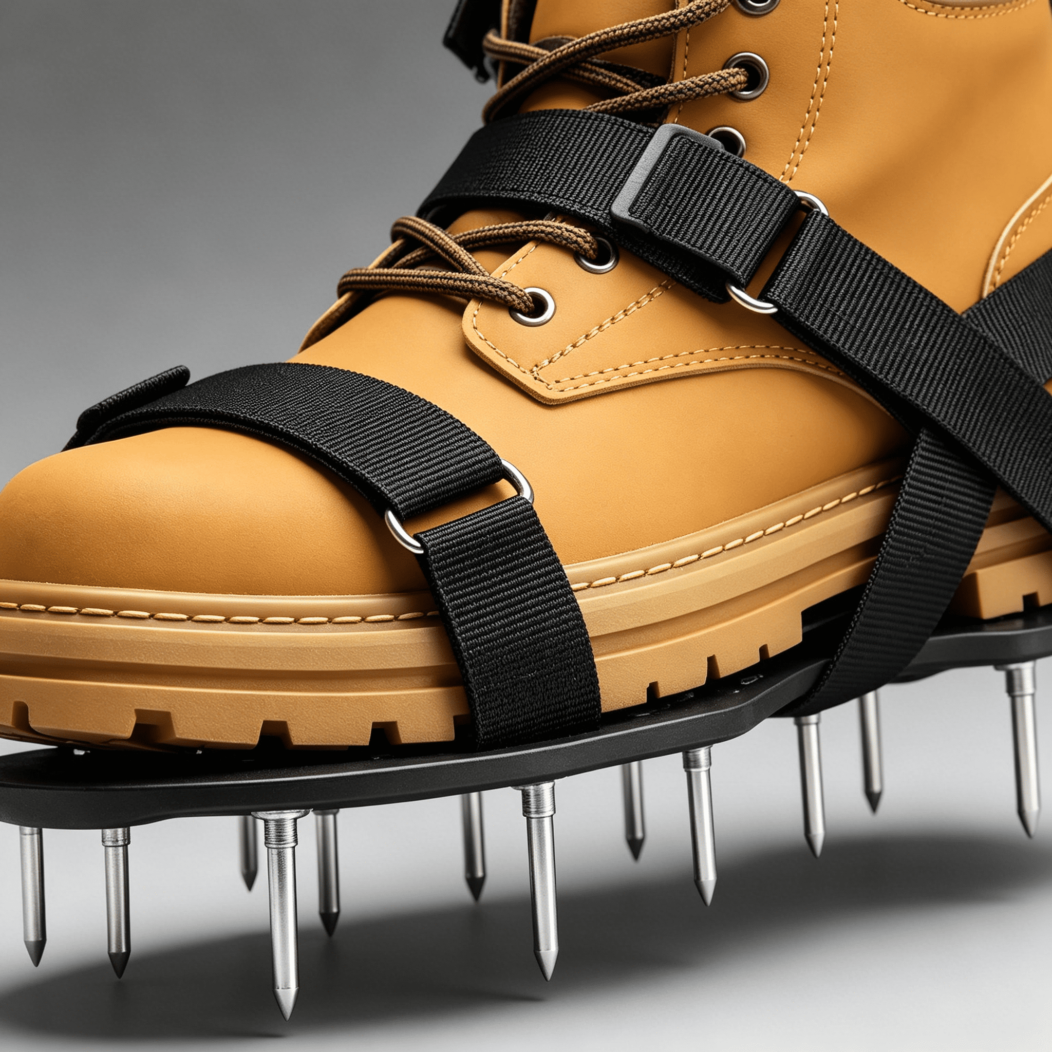 EXLEAF 2026 New Lawn Aerator Shoes with Hook and Loop Strap Adjustable Spikes Shoes Soil Yard Aerator Lawn Care Tool for Patio Garden for Lawn, Yard, Garden, Backyard, Turf