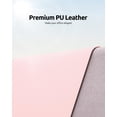 thumbnail image 2 of Protector de escritorio Ysagi de piel impermeable, rosa claro, 80 x 40 cm, 2 of 9