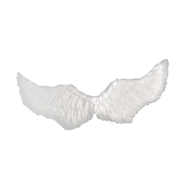 Alas de ángel alas con plumas Cosplay mujeres cómodas alas de hadas disfraz de ángel Blanco jinwen Alas de angel