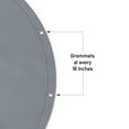thumbnail image 3 of Covers & All Round Tarp, 18 Oz PVC Polyester Tarp Waterproof with Grommets, Tear & UV Resistant, Multipurpose Use – Patio, Garden Equipment, Sports Fields, Pet House, Tent (10ft Dia, Gray), 3 of 8