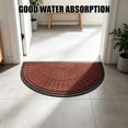 thumbnail image 6 of Partheme Door Mat Outdoor Indoor Entrance Doormat-Semicircular Durable Non Slip Front Door Mat for Outside Inside Entry Entryway Dirt Trapper for Muddy Paws and Shoes, B, 6 of 6