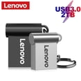 thumbnail image 2 of Lenovo-unidad Flash de memoria portátil de Metal, dispositivo de alta velocidad, 2TB/1TB/3,0 GB/512GB, accesorios de ordenador, adaptador USB, U Disk 256, Original qym unisex, 2 of 2