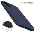 thumbnail image 2 of Dteck iPhone 11 Case, Ultra Slim Fit iPhone Case Liquid Silicone Gel Cover with Full Body Protection Anti-Scratch Shockproof Case Compatible with iPhone 11 6.1 inch, Navy Blue, 2 of 5