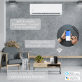 thumbnail image 3 of Cooper & Hunter 28000 BTU 230V Wall Mounted Tri 3 Zone Mini Split Heat Pump Air Conditioner 9K+9K+9K Cover 1200 Sq Ft WiFi, 3 of 11