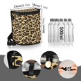thumbnail image 3 of Qxltty Brown Leopard Car Trash Can with Lid Vehicle Backseat Hanging Leak Proof Storage Bin, 3 of 7