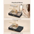 thumbnail image 4 of Soporte para joyas SONGMICS Black and Gold Metal UJJS022B01V1, 4 of 7