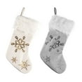 thumbnail image 3 of Christmas Stocking Candy Bag Snowflake Sequin Christmas Stocking, 3 of 5