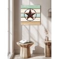 thumbnail image 6 of Wall Art Prints, Beige Sage Green Texas Star Retro Framed Canvas Prints for Bedroom Living Room Bathroom Office, Vintage Stars Wooden Gallery Wrap Wall Art Poster for Gifts Home Decor 20"x20", 6 of 9