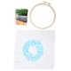 thumbnail image 5 of Embroidery Patterns Simple Beautiful Printed Embroidery Green Summer Pattern for Gift for Home Decoration, 5 of 8
