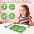 thumbnail image 3 of Sensory Activity Board Silicone Fidget Toys with storage function for Stress Relief Calming Focus ADHD and Autism 10 Colors Sensory Toy Game Controller for Kids 3 4 5 + & Adults with 36 Strings, 3 of 5
