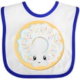 thumbnail image 3 of Inktastic White Donut Boys or Girls Baby Bib, 3 of 4