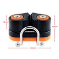 thumbnail image 4 of Destyer Durable Wire Flaired Leading Ring Rope Cleats Effortless Replacement for Sailboat Cam Cleat Style A 1Set, 4 of 6