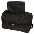 thumbnail image 2 of MOJO San Francisco 49ers Black 27'' 2-Wheel Drop Bottom Rolling Duffel Bag, 2 of 7