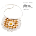 thumbnail image 7 of Pebbuoy Pet Bib Saliva Towel Flower Lattice Lace Cat Teddy Bib Round Neck Scarf Sweet Pet Dog Scarf for Dressing Up Photos, 7 of 7