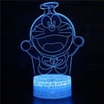 thumbnail image 1 of Luz nocturna Doraemons LED 3D que cambia de color para niños, 1 of 1