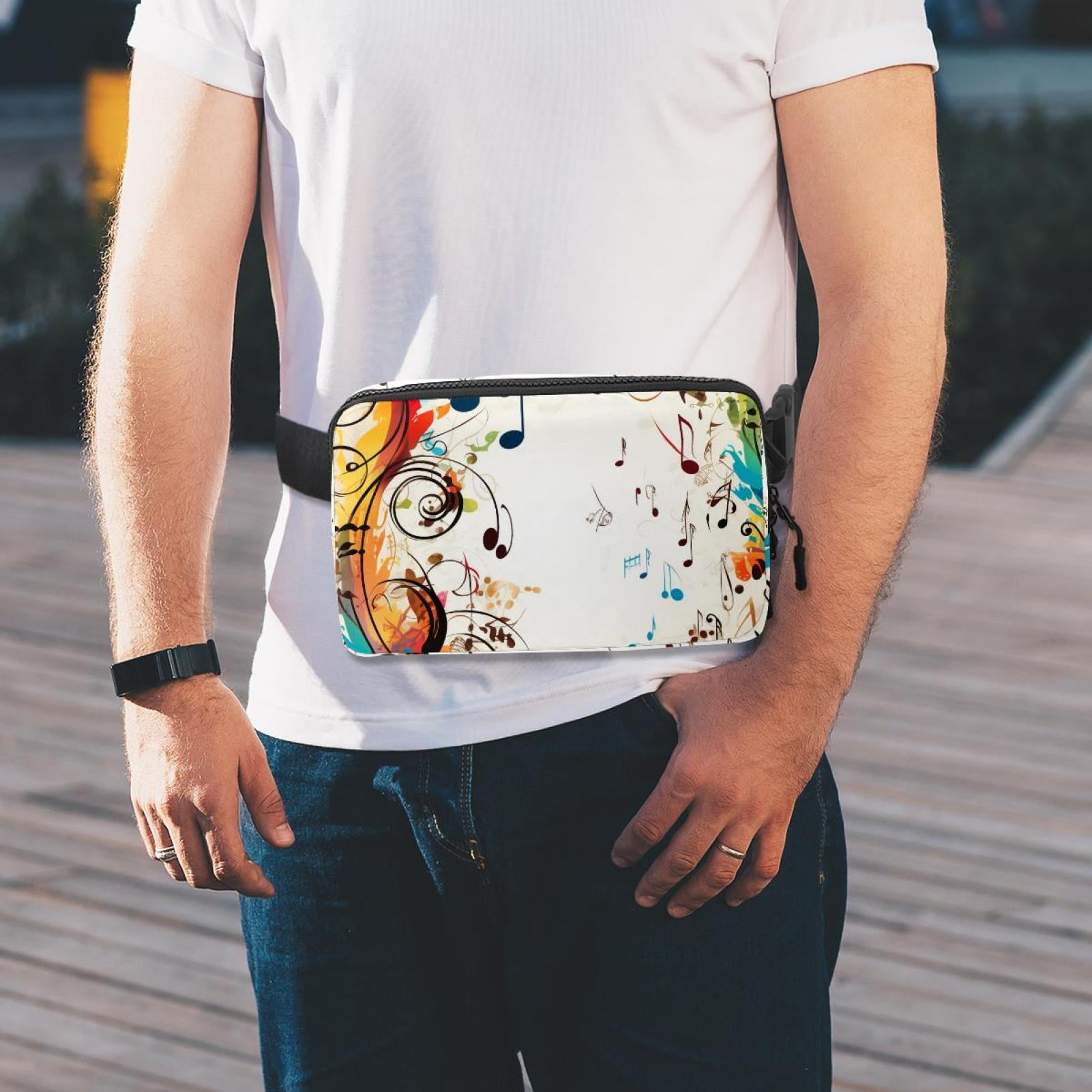 Cupid Versatile Waist Bag, Crossbody Bag, Running Belt - Lightweight, Adjustable, with Extension Strap, Unisex