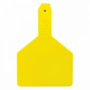 Z Tags 25 Count 1-Piece Blank Tags for Cows, Yellow