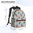 thumbnail image 3 of Fotbe Skiing penguin Lightweight Casual Laptop Backpack for Men and Women, Daily use Waterproof backpack, Backpack for College, 3 of 7