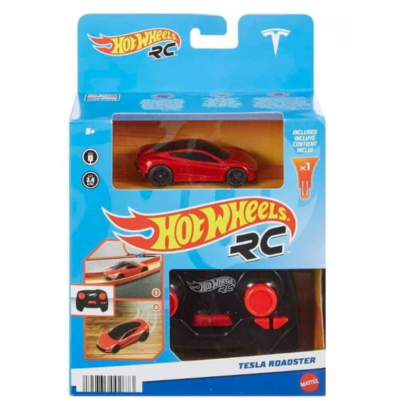 Auto de carreras recargable controlado por radio Hot Wheels RC 1:64