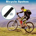 thumbnail image 2 of Rayos de bicicleta Unique Bargains 12G, rayos de rueda de bicicleta de acero al carbono, negro, 1 juego, negro-210mm, 2 of 7