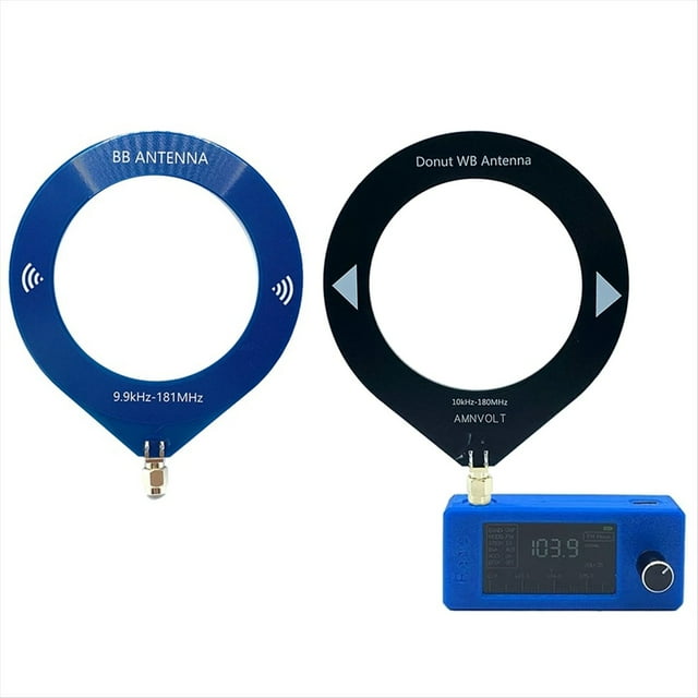Receptor de Radio Mini SI4732 + Antena de Bucle 2X de 9,9 KHz A 181 MHz Receptor de Radio de Corta Portátil SW LW AM FM SSB Radio SI4732 B