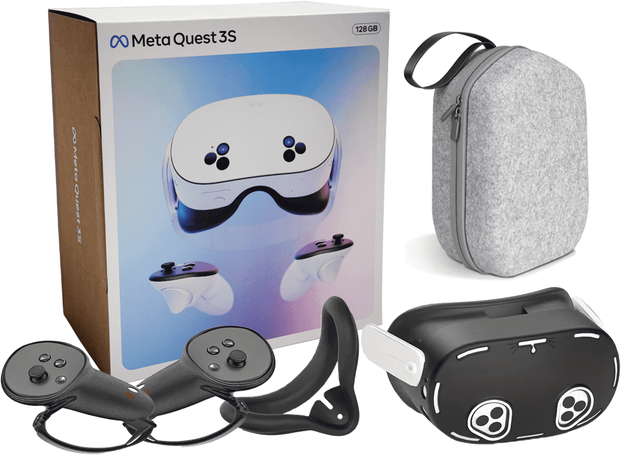 Meta Quest 3S 128GB All-In-One VR Headset for 2025-2026 Holiday