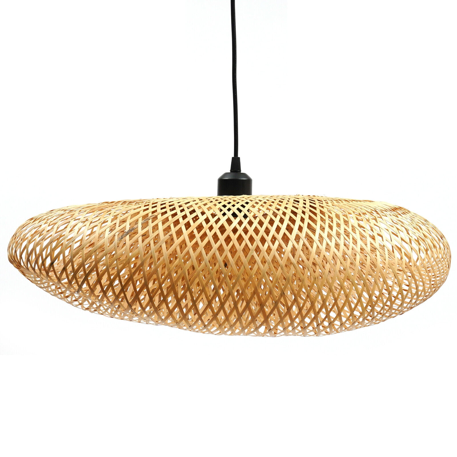 Wide Voltage Ceiling Light, Bamboo Woven Ceiling Light, Ceiling Mounted Light for Kitchens, Living Rooms, Bedrooms, Balconies, Bars