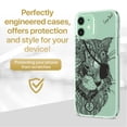 thumbnail image 2 of Case Yard iPhone-11 Case Clear Soft & Flexible TPU Ultra Low Profile Slim Fit Thin Shockproof Transparent Bumper Protective Cover Drop Protective Cell Phone Cases (Bad Cat), 2 of 8