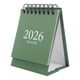 thumbnail image 1 of GOOHOCHY Calendario de escritorio 2026 mensual con caballete, bloc mensual, calendario pequeño de pie para el hogar y la oficina, color verde, 1 of 8