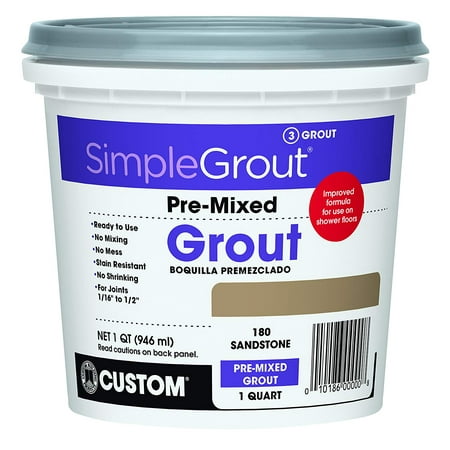 Custom PMG180QT 1-Quart Simple Premium Grout,