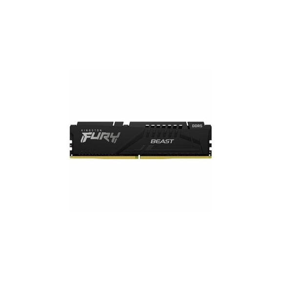 Kingston FURY Beast RAM Module - 64 GB (2 x 32GB) - DDR5-6000/PC5-48000 DDR5 SDRAM - 6000 MHz Single-rank Memory - CL36 - 1.35 V - On-die ECC - 288-pin - DIMM - Lifetime Warranty