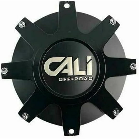 Cali Off-Road Matte Black Wheel Center Hub Cap C109100MB Wheel Cap (1)