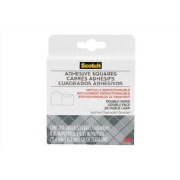 Scotch Adhesive Squares 009-850-CFT, 850 squares/pack